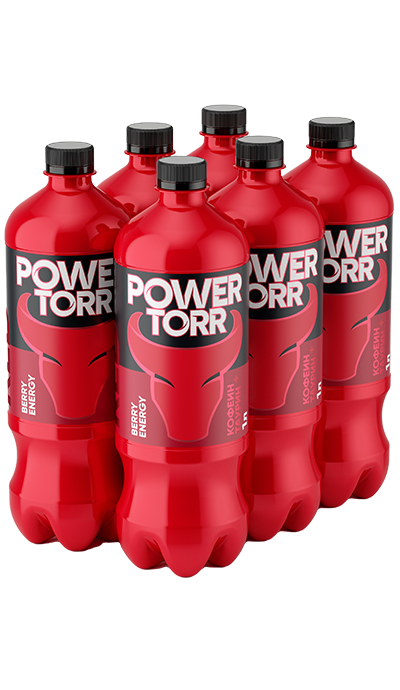 Энергетический напиток Power Torr Red, 1,0 л, 6 шт